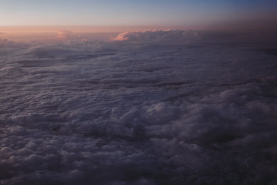 Scenic view of cloudscape during sunset