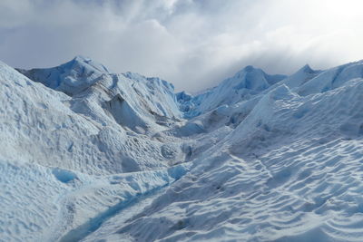 Scenic view of moreno glacier at los glaciares national park