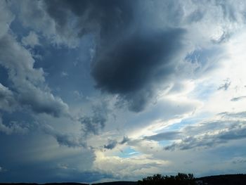 Low angle view of clouds in sky