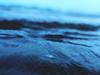 Full frame shot of sea water