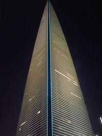 Low angle view of illuminated building