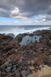 Seacoast of buenavista del norte, tenerife, canary island, spain