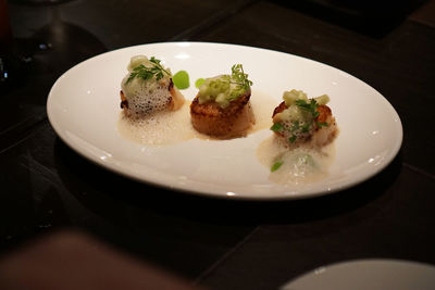 Close-up of food in plate