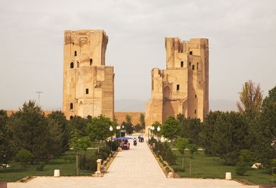 View of historic building against sky