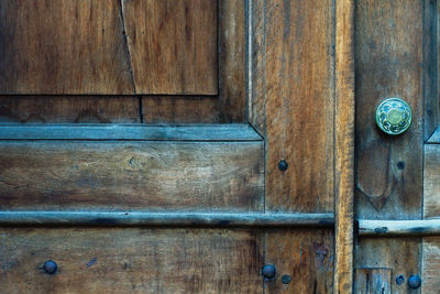 Full frame shot of closed door