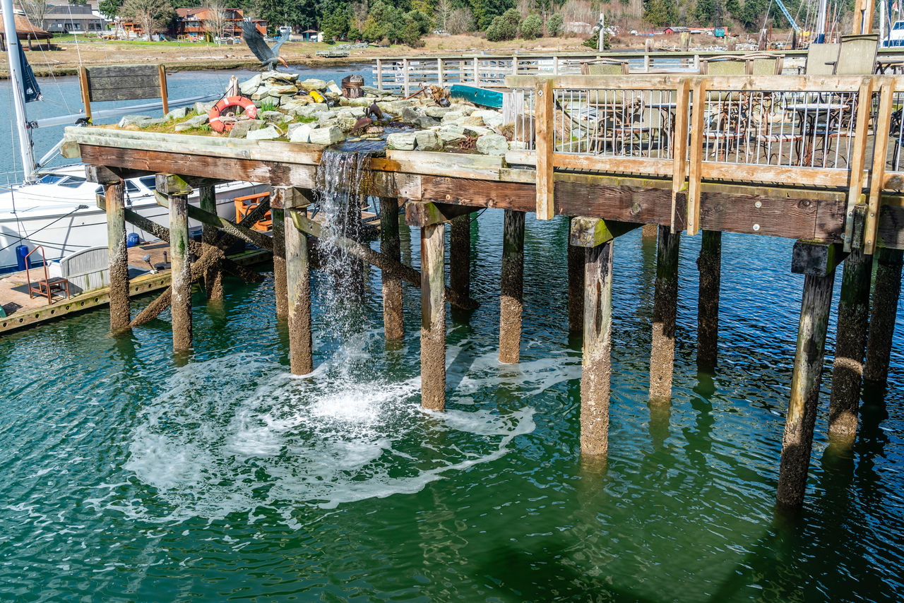 water, day, nature, waterfront, sea, no people, swimming pool, architecture, dock, outdoors, transportation, built structure, nautical vessel, pier, wood, sunlight