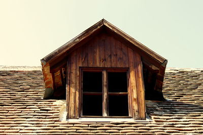 House against clear sky