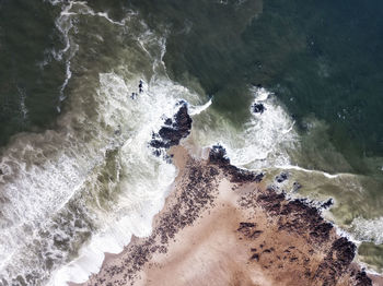 Aerial view of beach