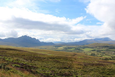 Scenic view of landscape against sky