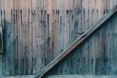 Full frame shot of weathered wooden wall