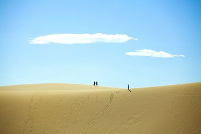 Scenic view of desert