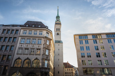 Low angle view of building against sky