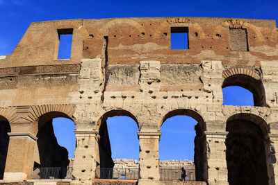 Colosseum exterior view detail