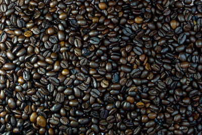 Full frame shot of coffee beans