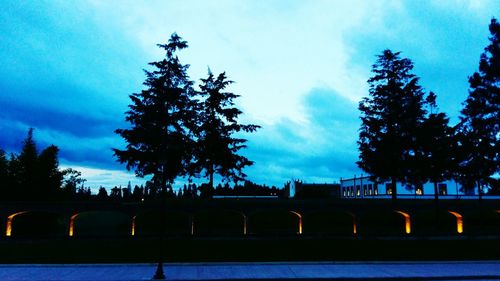 Low angle view of building against cloudy sky