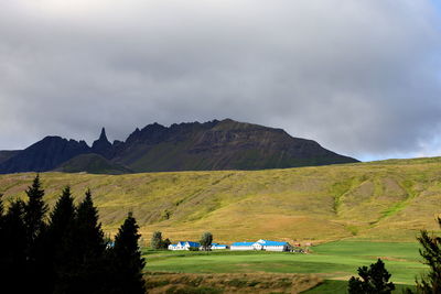Scenic view of landscape against sky