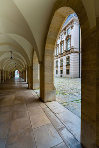 Corridor of building