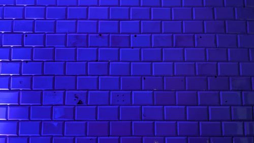 Full frame shot of blue wall