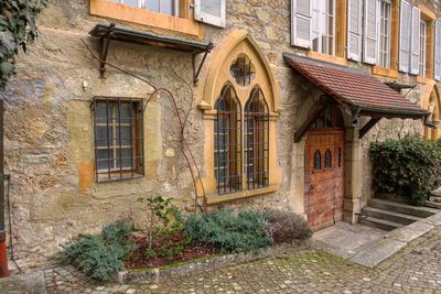 Facade of house