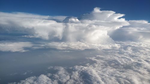 Low angle view of clouds in sky