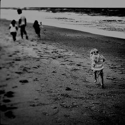 People on beach