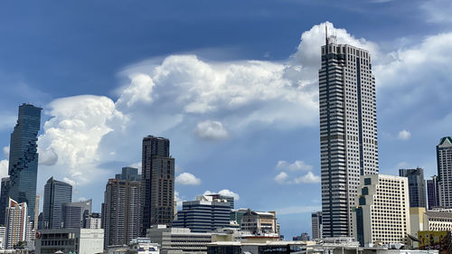 Bangkok city high angle view