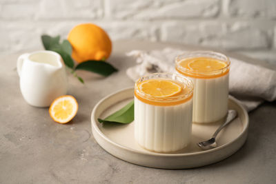 Close-up of drink on table