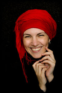 Portrait of a smiling young woman