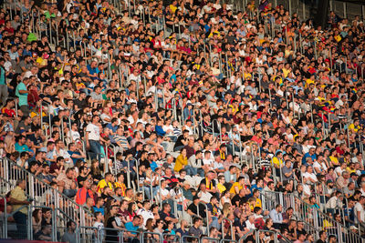 Full frame shot of crowd at stadium