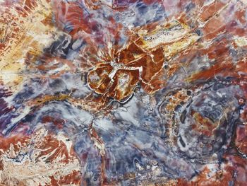 Full frame shot of rock in water