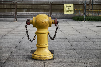 Close-up of fire hydrant