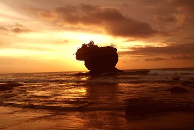 It's orange on the beach madasari