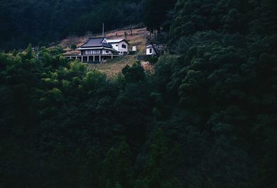 Building with trees in background