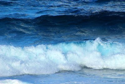 Scenic view of sea waves