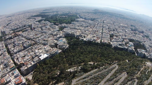 Aerial view of cityscape