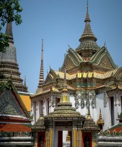 Low angle view of temple