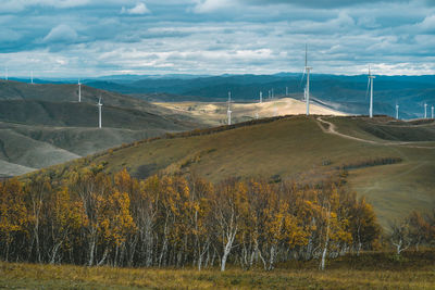 Scenic view of landscape against sky