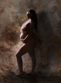 Woman looking at camera