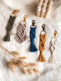 Macrame keychains