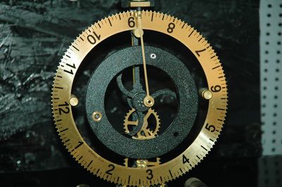 Close-up of clock