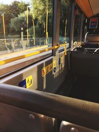 Blurred motion of train on railroad station platform