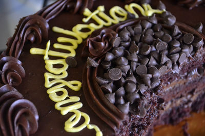 Close-up of food on table