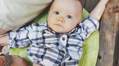 Portrait of cute baby girl