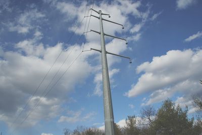 Low angle view of cloudy sky