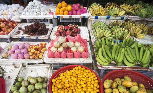 Fruits for sale at market