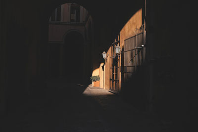 Corridor of building