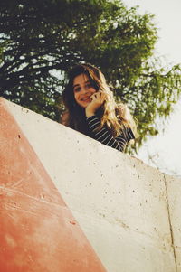 Portrait of a smiling young woman