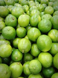 Full frame shot of oranges in market