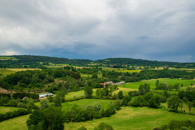 Scenic view of landscape against sky