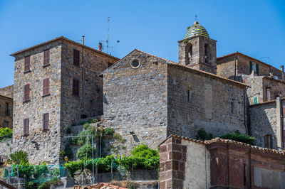 The old town of bolsena, ancient village on the shore of the lake of the same name, lazio, italy